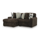  Manufacturer Color_Chocolate -- Midnight-Madness 98104S13 2 pc Sectional with Chaise IMAGE 1