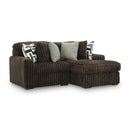  Manufacturer Color_Chocolate -- Midnight-Madness 98104S14 2 pc Sectional with Chaise IMAGE 1