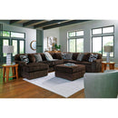  Manufacturer Color_Chocolate -- Midnight-Madness 98104S23 6 pc Sectional with Chaise IMAGE 6
