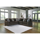  Manufacturer Color_Chocolate -- Midnight-Madness 98104S26 5 pc Sectional IMAGE 2
