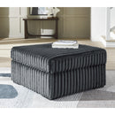  Manufacturer Color_Gunmetal -- Midnight-Madness 9810508 Oversized Accent Ottoman IMAGE 3