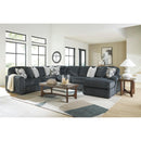  Manufacturer Color_Gunmetal -- Midnight-Madness 98105S2 4 pc Sectional with Chaise IMAGE 2