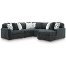  Manufacturer Color_Gunmetal -- Midnight-Madness 98105S23 5 pc Sectional with Chaise IMAGE 1