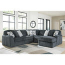  Manufacturer Color_Gunmetal -- Midnight-Madness 98105S23 5 pc Sectional with Chaise IMAGE 2