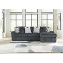  Manufacturer Color_Gunmetal -- Midnight-Madness 98105S3 2 pc Sectional Sofa Chaise IMAGE 2