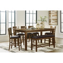  Signature Design by Ashley Ralene D594-09 Double Counter Upholstered Bench IMAGE 7