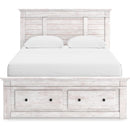  Size_Full -- Makidern PCB1171B23 Full Panel Storage Bed IMAGE 7