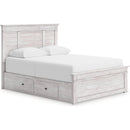 Size_Full -- Makidern PCB1171B27 Full Panel Bed with Storage IMAGE 8