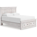  Size_Queen -- Makidern PCB1171B4 Queen Panel Storage Bed IMAGE 8