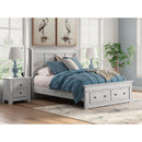 Size_Queen -- Makidern PCB1171B4 Queen Panel Storage Bed IMAGE 9