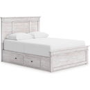  Size_Queen -- Makidern PCB1171B7 Queen Panel Storage Bed IMAGE 8