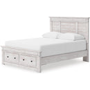  Size_Queen -- Makidern PCB1171B9 Queen Panel Storage Bed IMAGE 4