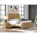  Size_King -- Maystonna PCB1580B6 King Crossbuck Panel Bed IMAGE 2