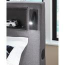  Size_Twin -- Verishaw PCB2721B23 Twin Upholstered Bed IMAGE 14