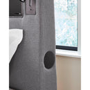  Size_Twin -- Verishaw PCB2721B23 Twin Upholstered Bed IMAGE 15
