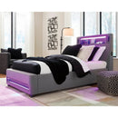  Size_Twin -- Verishaw PCB2721B23 Twin Upholstered Bed IMAGE 8