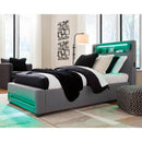  Size_Twin -- Verishaw PCB2721B23 Twin Upholstered Bed IMAGE 9