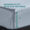  Tempur-Pedic TEMPUR-Adapt Luxe Egyptian Cotton Sheets - Sleepy Blue (California King ) IMAGE 13
