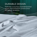  Tempur-Pedic TEMPUR-Adapt Luxe Egyptian Cotton Sheets - Sleepy Blue (Split King) IMAGE 15