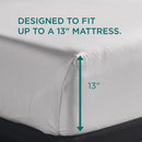  Tempur-Pedic TEMPUR-Adapt Luxe Egyptian Cotton Sheets - White (King) IMAGE 3