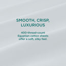 Tempur-Pedic TEMPUR-Adapt Luxe Egyptian Cotton Sheets - White (Split California King) IMAGE 6