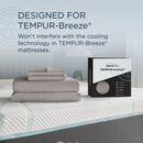  Tempur-Pedic TEMPUR breeze cooling Sheet Set Graphite (Full) IMAGE 9