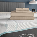  Tempur-Pedic TEMPUR breeze cooling Sheet Set Sandstone (Full) IMAGE 1