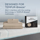  Tempur-Pedic TEMPUR breeze cooling Sheet Set Sandstone (California King ) IMAGE 8