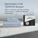  Tempur-Pedic TEMPUR breeze cooling Sheet Set Sleepy Blue (Full) IMAGE 8