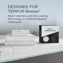  Tempur-Pedic TEMPUR breeze cooling Sheet Set White (Split California King) IMAGE 8