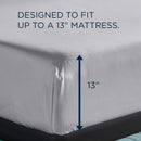  Tempur-Pedic TEMPUR Classic Cotton Sheet Set Cool Gray (Split California King) IMAGE 3