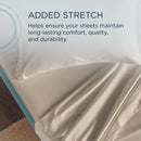  Tempur-Pedic TEMPUR Classic Cotton Sheet Set Sandstone (Queen) IMAGE 7