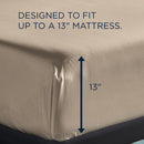  Tempur-Pedic TEMPUR Classic Cotton Sheet Set Sandstone (Split King) IMAGE 3