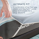  Tempur-Pedic TEMPUR Classic Cotton Sheet Set Sleepy Blue (King) IMAGE 9
