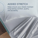  Tempur-Pedic TEMPUR Classic Cotton Sheet Set Sleepy Silver Mist (Twin) IMAGE 7