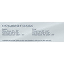  Tempur-Pedic TEMPUR Classic Cotton Sheet Set White (Twin) IMAGE 19