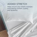  Tempur-Pedic TEMPUR Classic Cotton Sheet Set White (Split California King) IMAGE 7