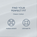  Tempur-Pedic TEMPUR Classic Cotton Sheet Set White (Twin XL) IMAGE 12