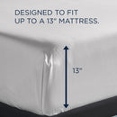  Tempur-Pedic TEMPUR Classic Cotton Sheet Set White (Twin XL) IMAGE 3