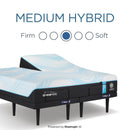  Size_Flex King -- Tempur-LuxeBreeze® Medium Hybrid Mattress (Split Head King) IMAGE 2