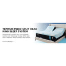  Size_Flex King -- Tempur-LuxeBreeze® Medium Hybrid Mattress (Split Head King) IMAGE 9