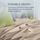  Tempur-Pedic TEMPUR Luxe Egyptian Cotton Sheet Set Sandstone (Full) IMAGE 7