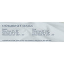  Tempur-Pedic TEMPUR Luxe Egyptian Cotton Sheet Set Silver Mist (Split King) IMAGE 19