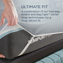 Tempur-Pedic TEMPUR Luxe Egyptian Cotton Sheet Set Silver Mist (Split King) IMAGE 9