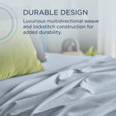  Tempur-Pedic TEMPUR Luxe Egyptian Cotton Sheet Set Sleepy Blue (Full) IMAGE 7