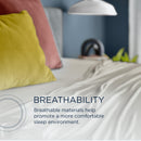  Tempur-Pedic Tempur-Pedic Breeze Pillowcase Set - Sandstone (King) IMAGE 6