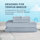  Tempur-Pedic Tempur-Pedic Breeze Pillowcase Set - Sleepy Blue (Queen) IMAGE 8