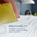  Tempur-Pedic Tempur-Pedic Breeze Pillowcase Set - White (King) IMAGE 6