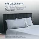  Tempur-Pedic Tempur-Pedic ProPerformance Pillowcase Set - Sleepy Blue (Queen) IMAGE 11