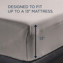  Tempur-Pedic Tempur-Pedic ProPerformance Sheet Set- Graphite (Split California King) IMAGE 3